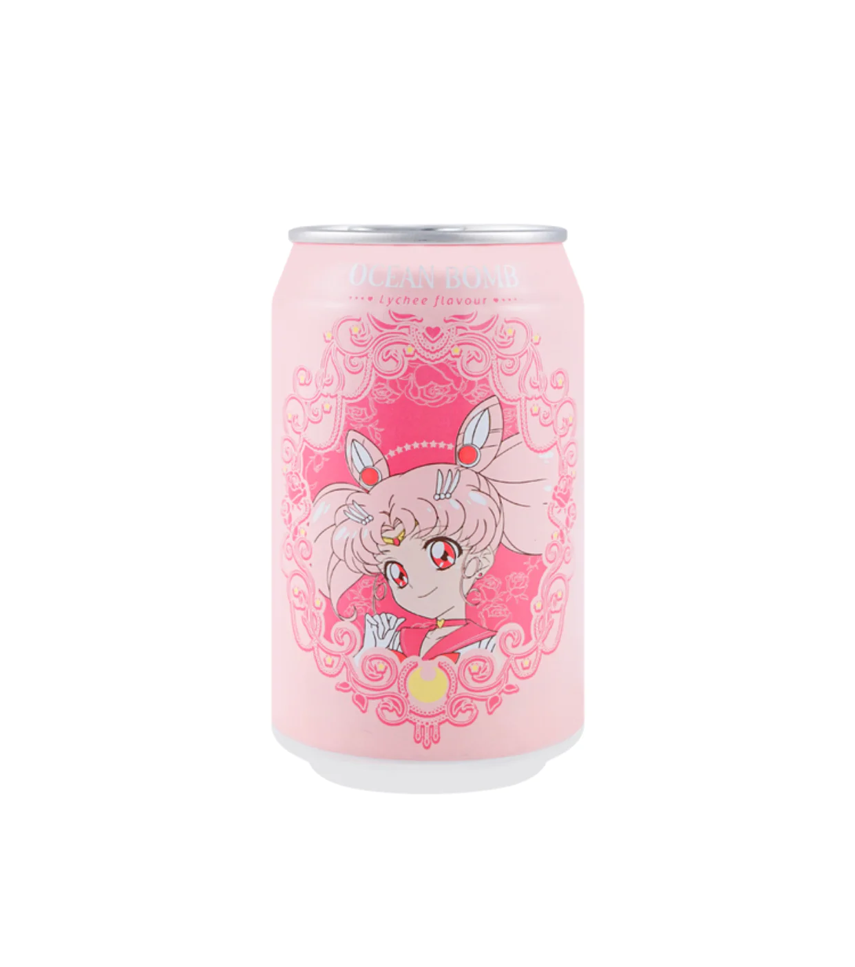 Ocean Bomb Sailor Moon Sparkling Water Lychee Flavor (Carbonated)
