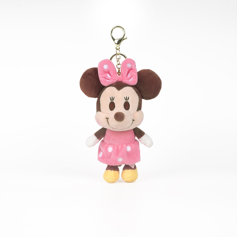 Disney Minnie Plush Doll Keychain