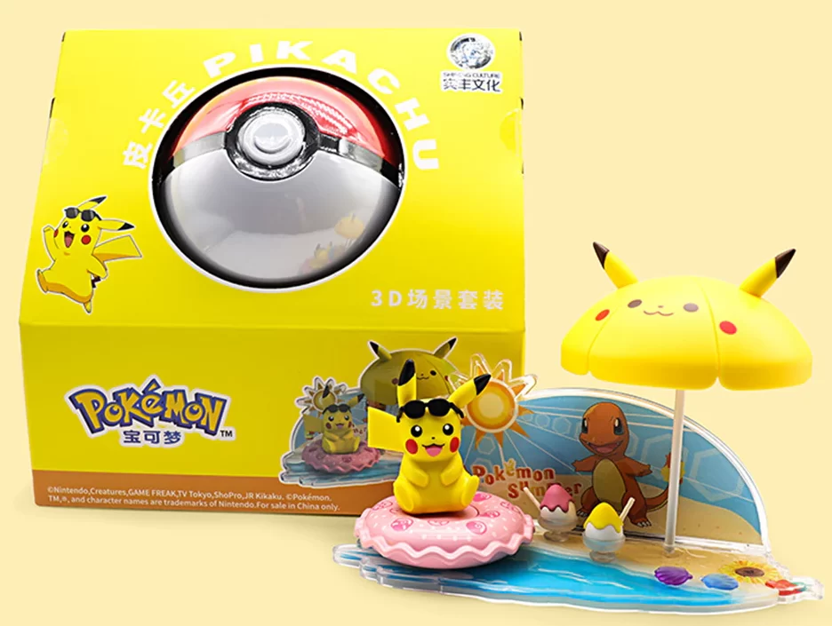 Pokémon 3D Scene Series - Summer Pikachu