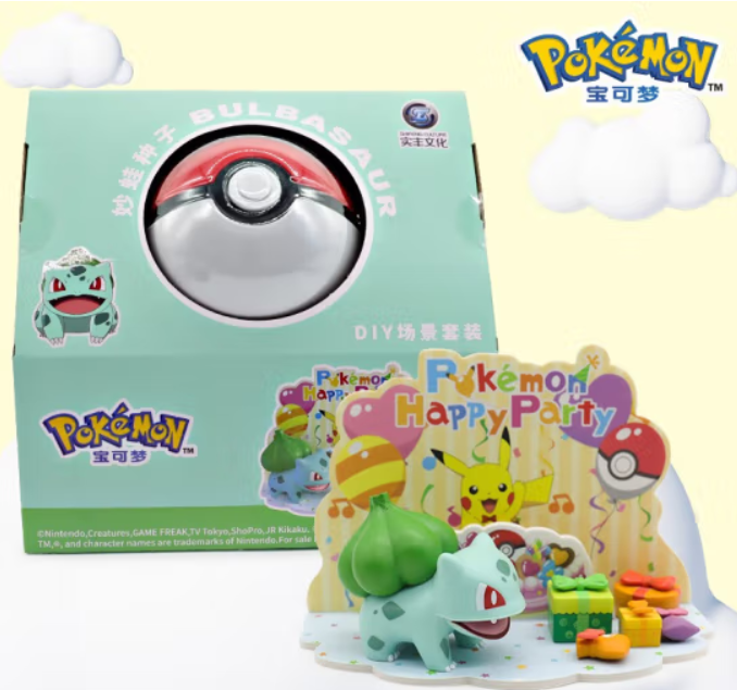 Pokémon DIY Scene Series - Happy Bulbasaur