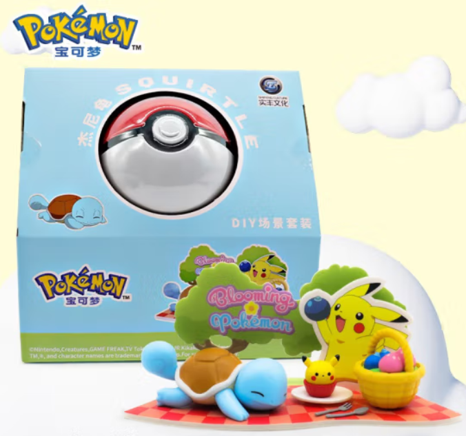 Pokémon DIY Scene Series - Blooming Squirtle