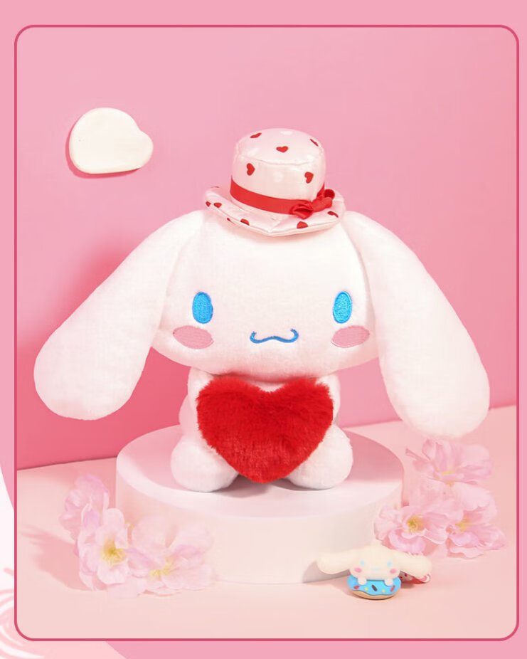 Sanrio Cinnamoroll Valentine's Day Heartbeat Series Plush Toys