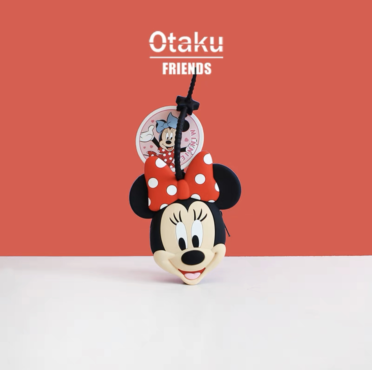Disney Minnie Die-cut Silicone Zipper Coin Purse