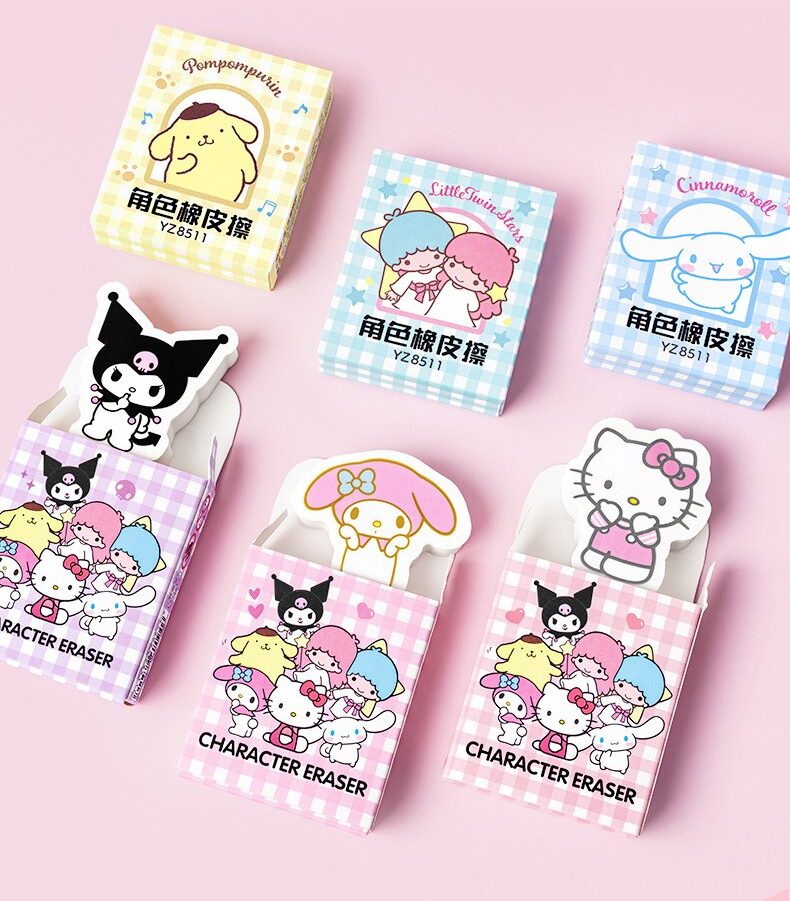 Sanrio Characters Cartoon Shape Erasers