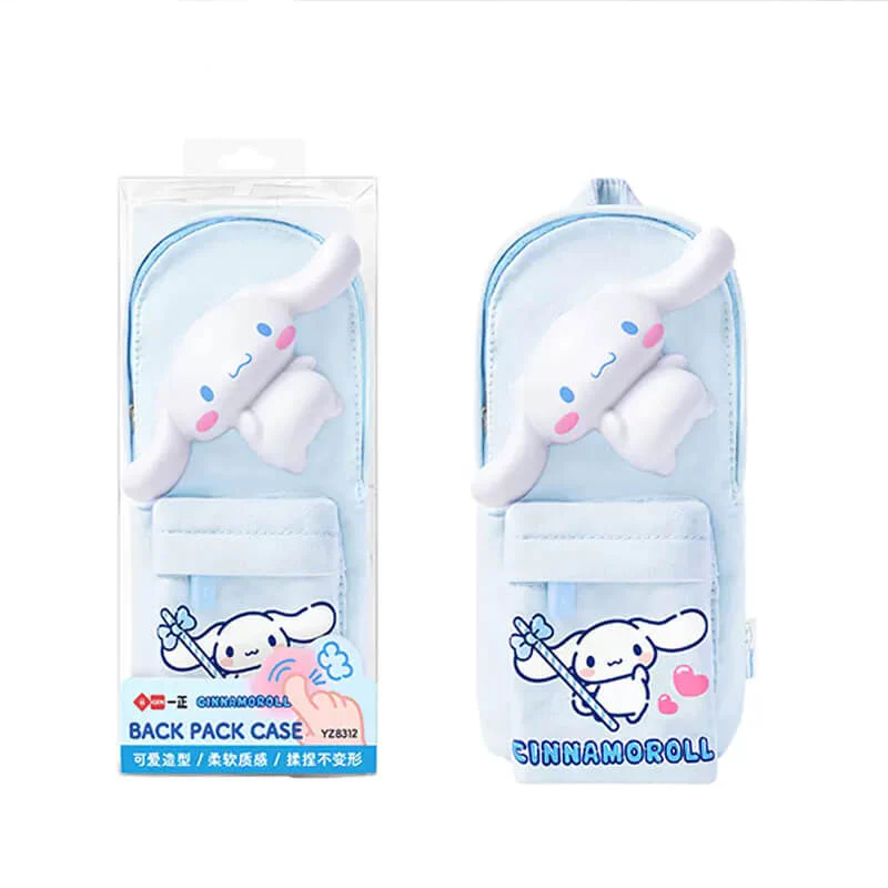 Sanrio Cinnamoroll Backpack Shaped Squishy Pencil Case