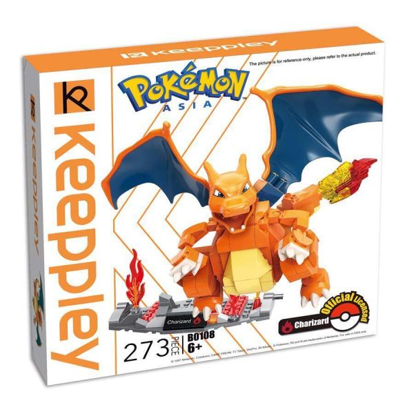 Keeppley x Pokemon Qman Building Block Set - Charizard 24/cs