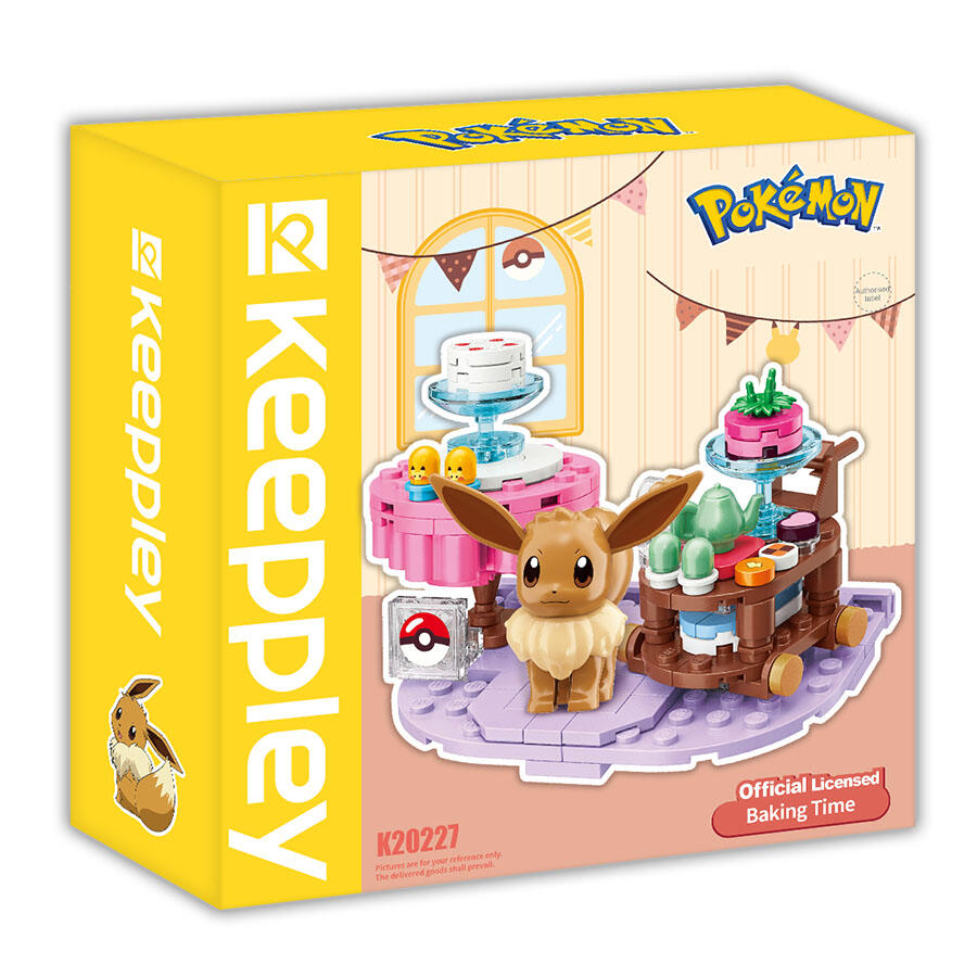 Keeppley x Pokémon Qman Baking Time Building Block Set