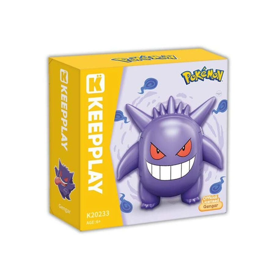 Pokemon x Keeppley Roundy Kuppy Building Block Set - Gengar