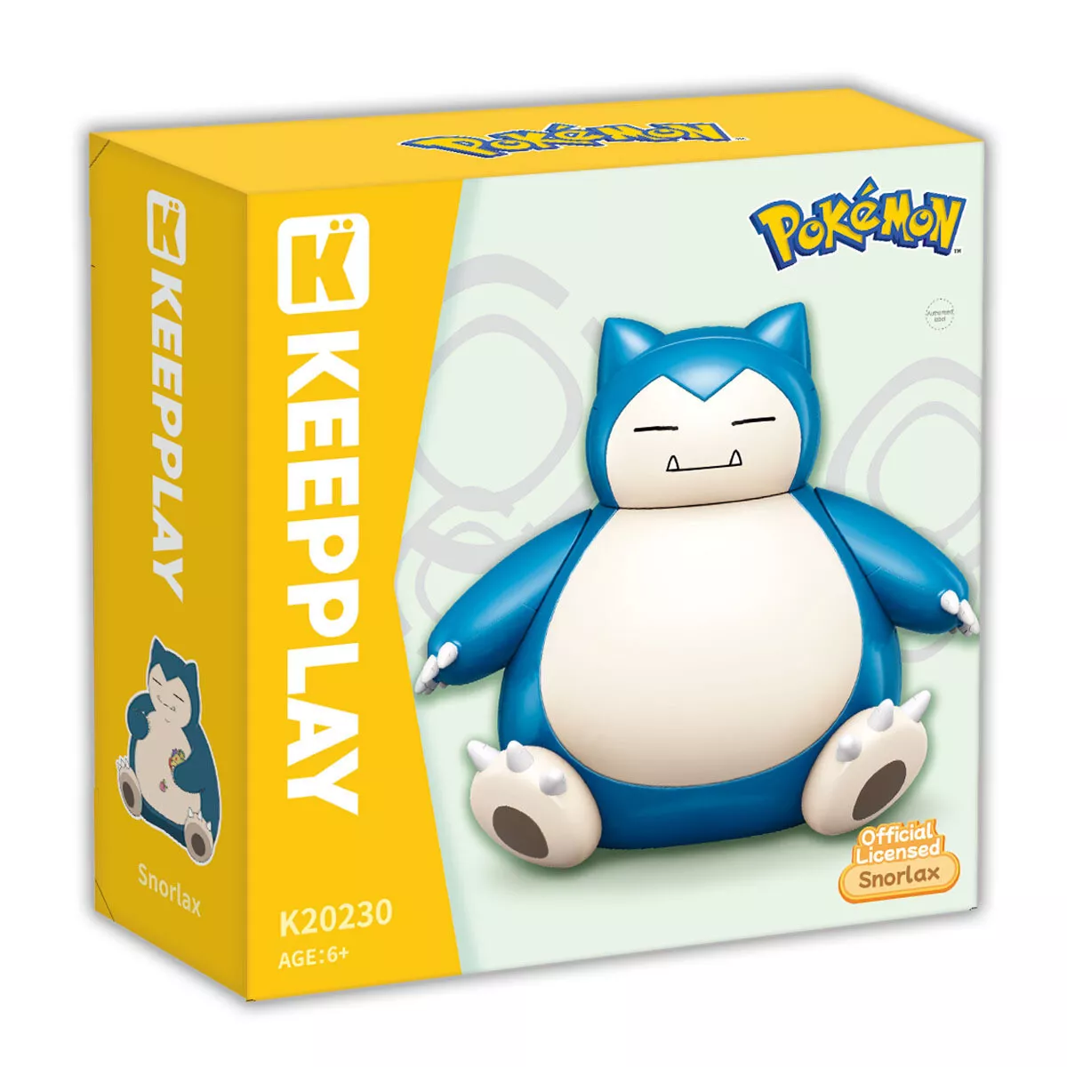 Pokemon x Keeppley Roundy Kuppy Building Block Set - Snorlax