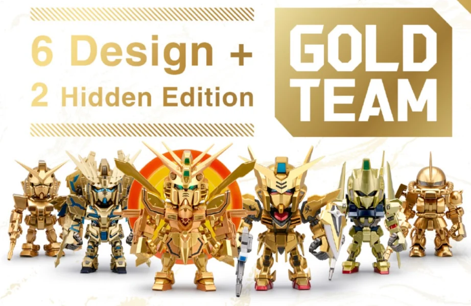 Bandai Namco Blind Box - QMSVmini Gundam Glod Team Series